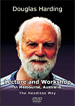 Douglas Harding, Melbourne Lecture -- DVD